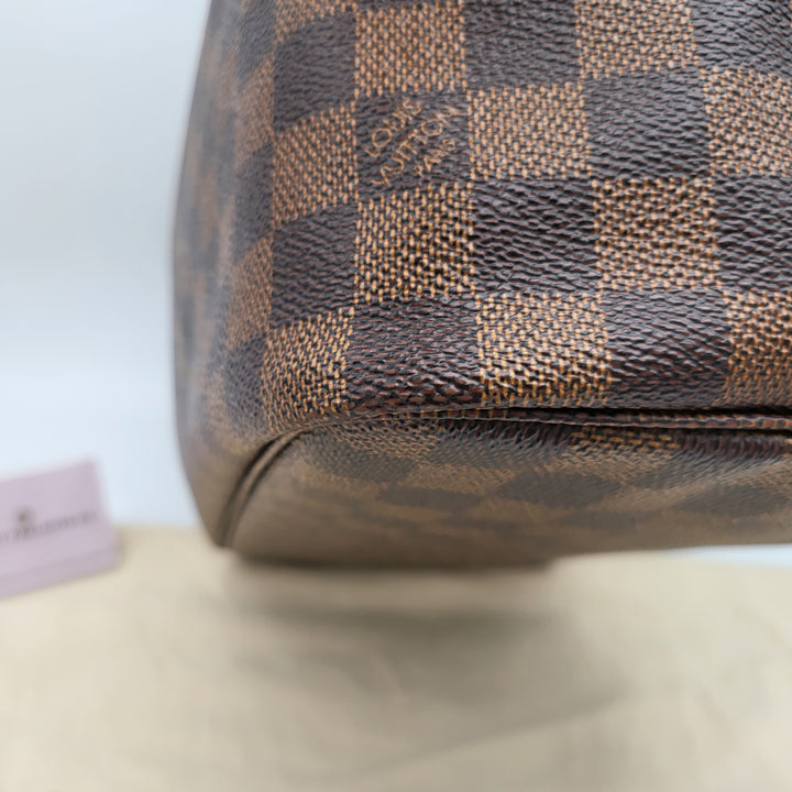 LOUIS VUITTON NEVERFULL MM DAMIER W/ POUCH