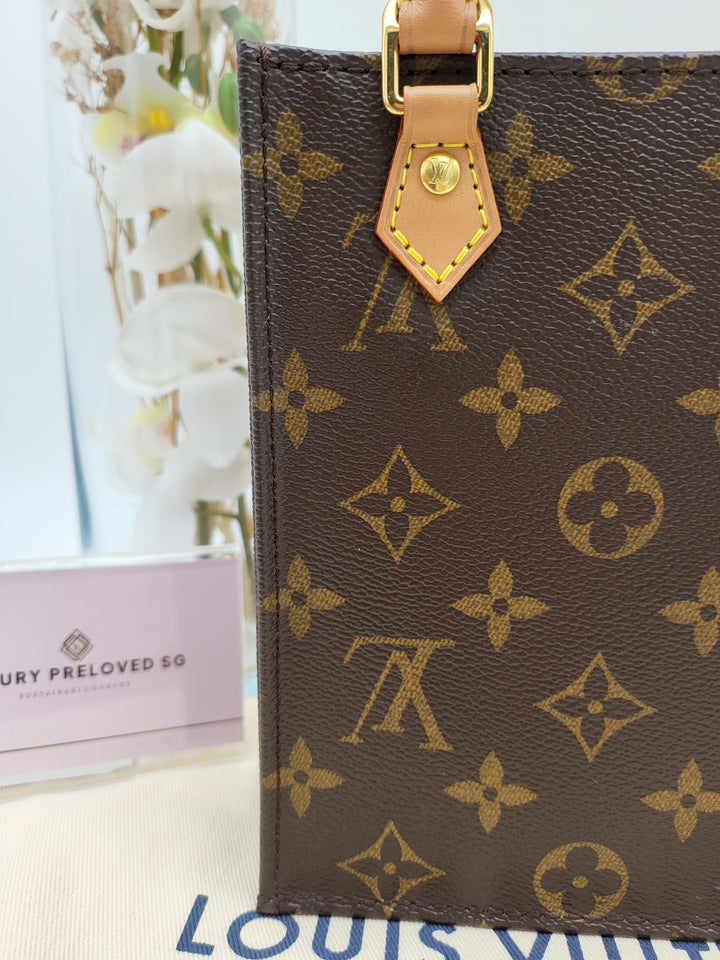 LOUIS VUITTON SAC PLAT MONOGRAM