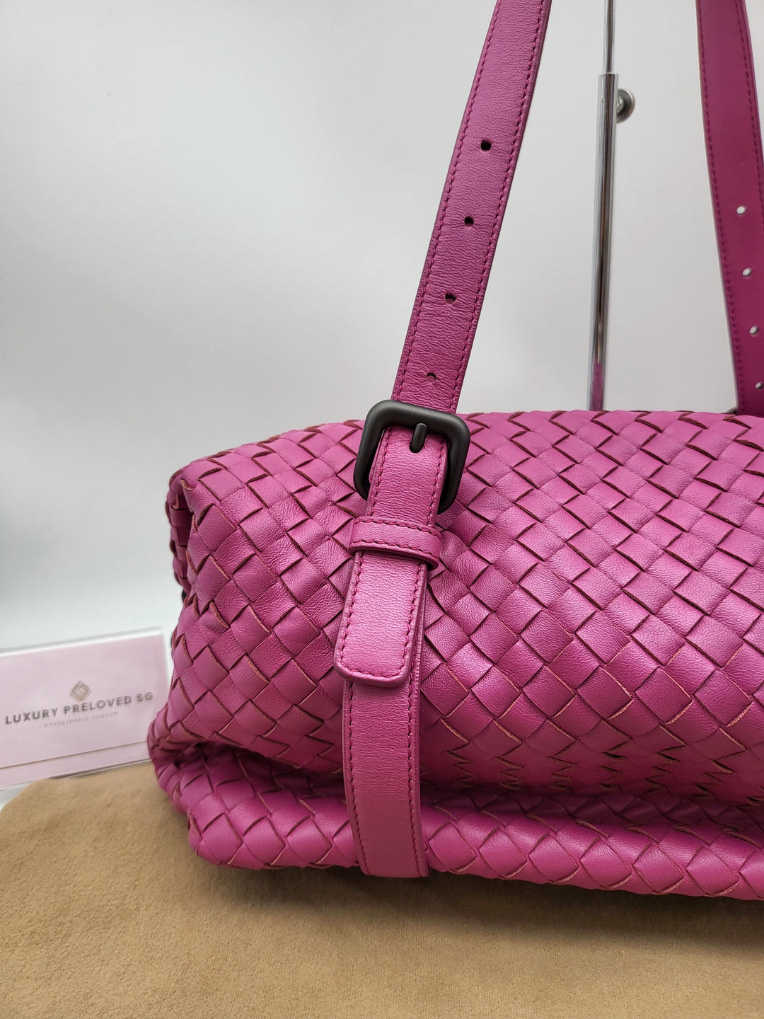 BOTTEGA VENETA INTERECCAITO SHOULDER BAG