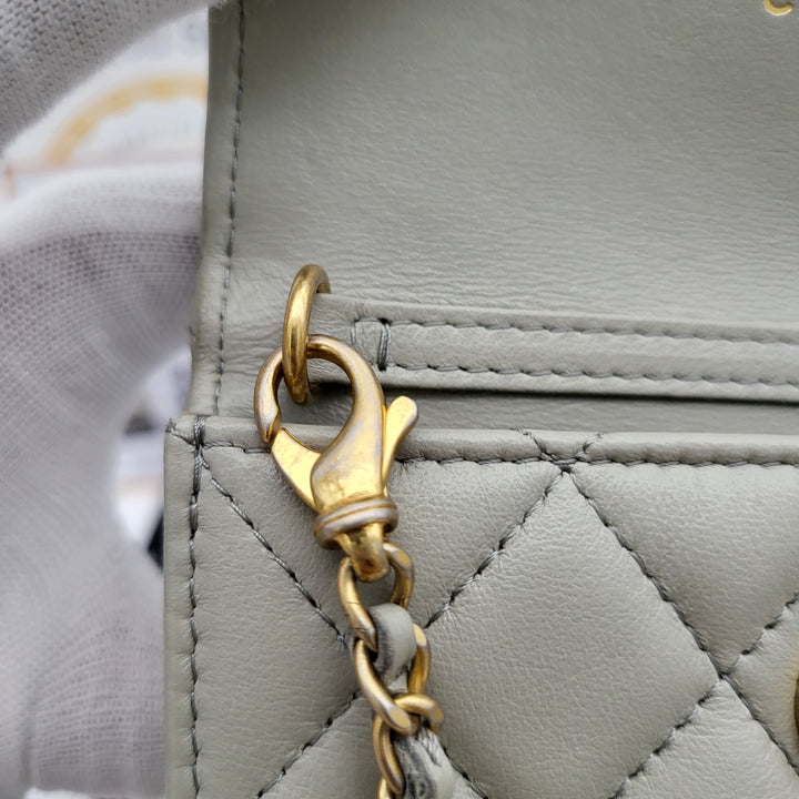 CHANEL PEARL CRUSH LAMBSKIN BELT BAG