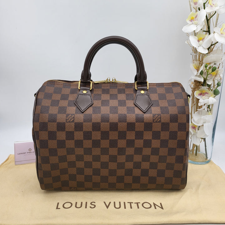 LOUIS VUITTON BANDOULIERE 30 DAMIER EBENE