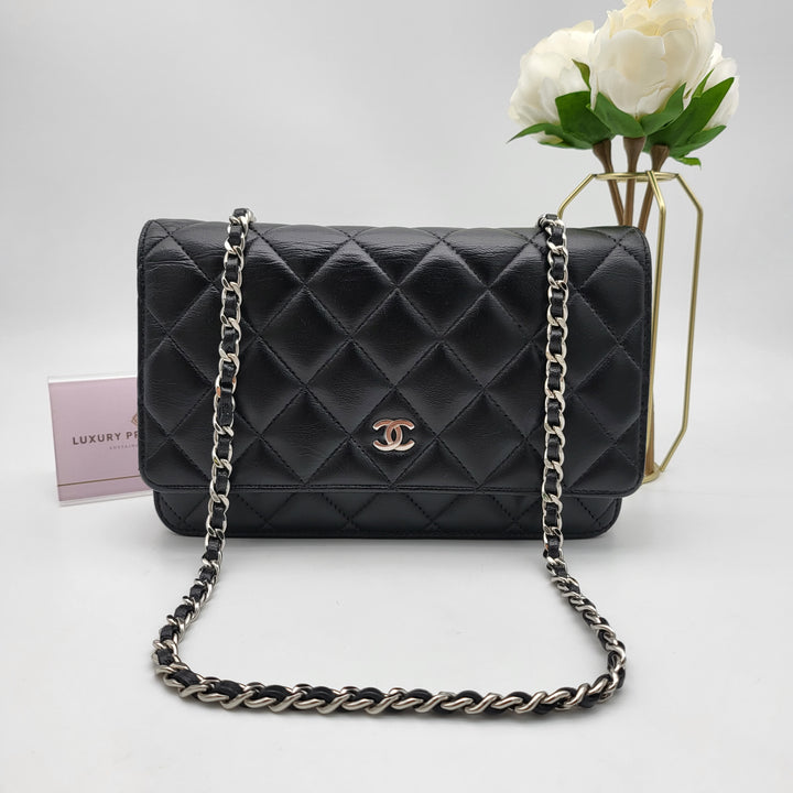 CHANEL WALLET ON CHAIN LAMBSKIN