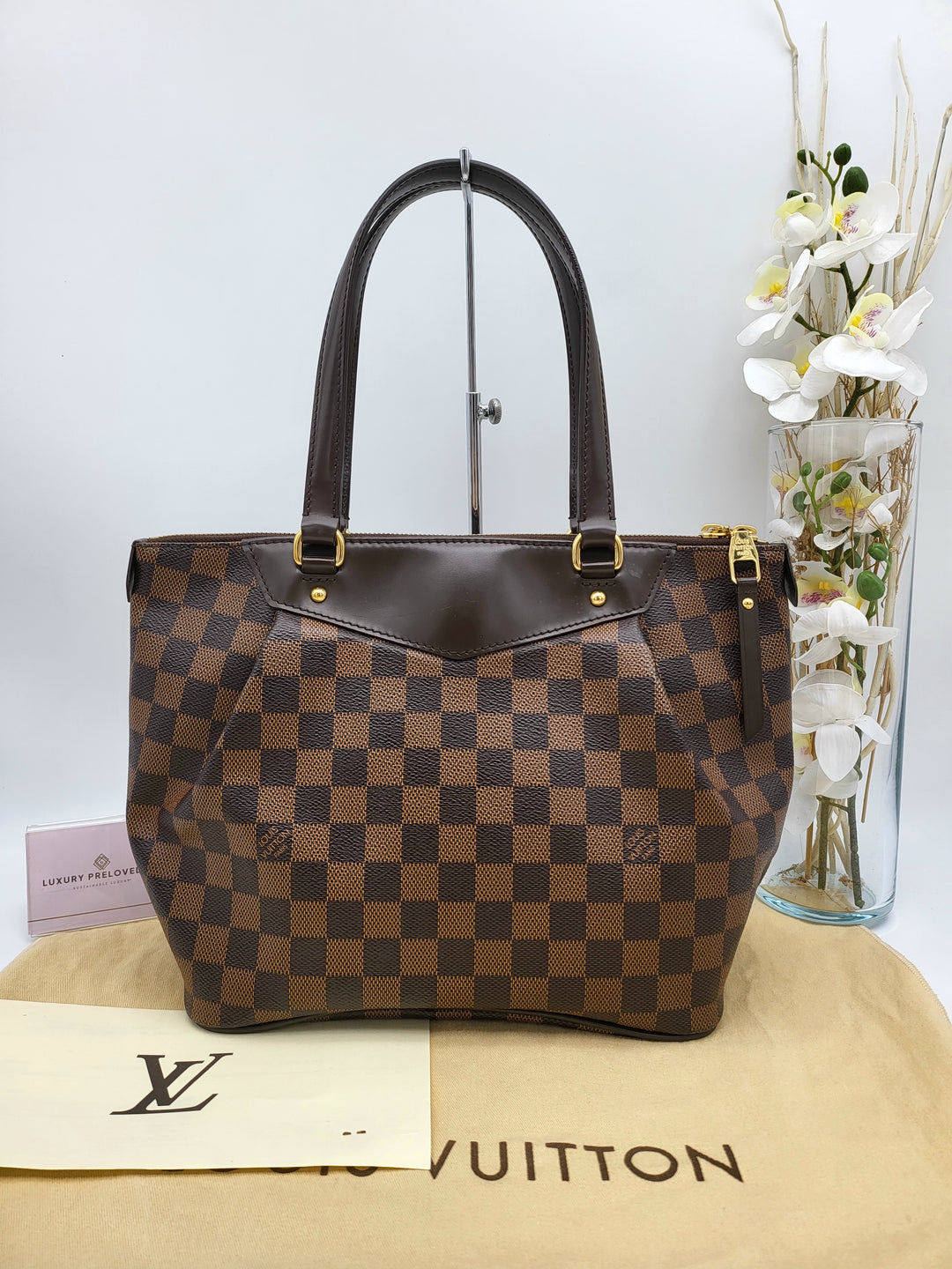 LOUIS VUITTON WESTMINSTER MM DAMIER EBENE