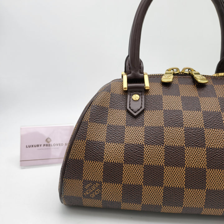 LOUIS VUITTON MINI RIBERA DAMIER EBENE