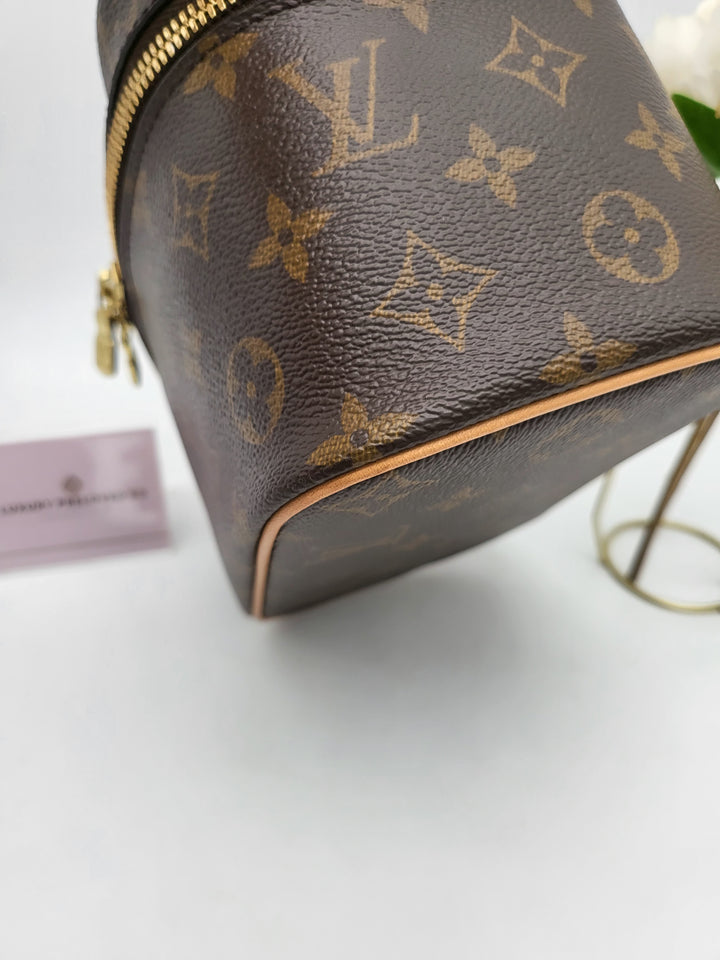 LOUIS VUITTON NICE MINI VANITY MONOGRAM