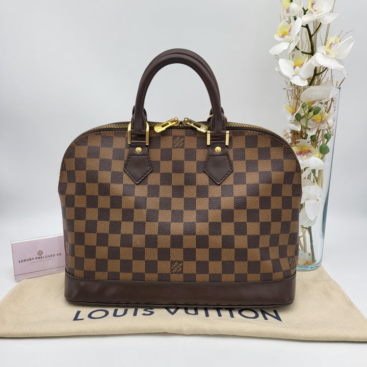 LOUIS VUITTON ALMA PM DAMIER EBENE