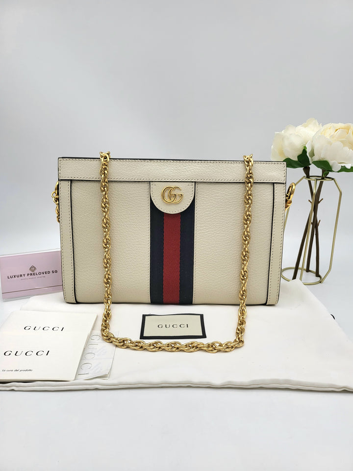 GUCCI OPHIDIA CLUTCH CHAINSLING BAG