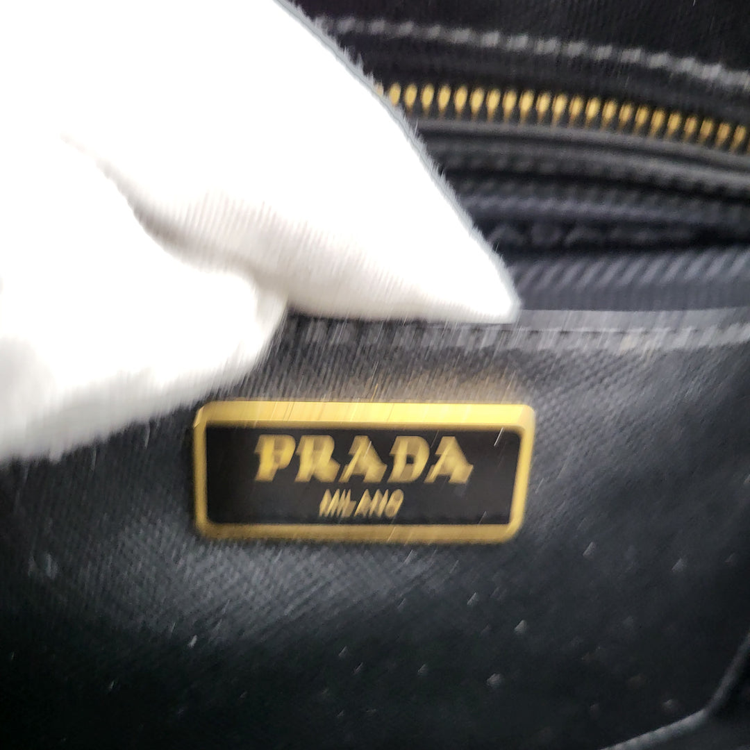 PRADA SAFFIANO DOUBLE ZIP