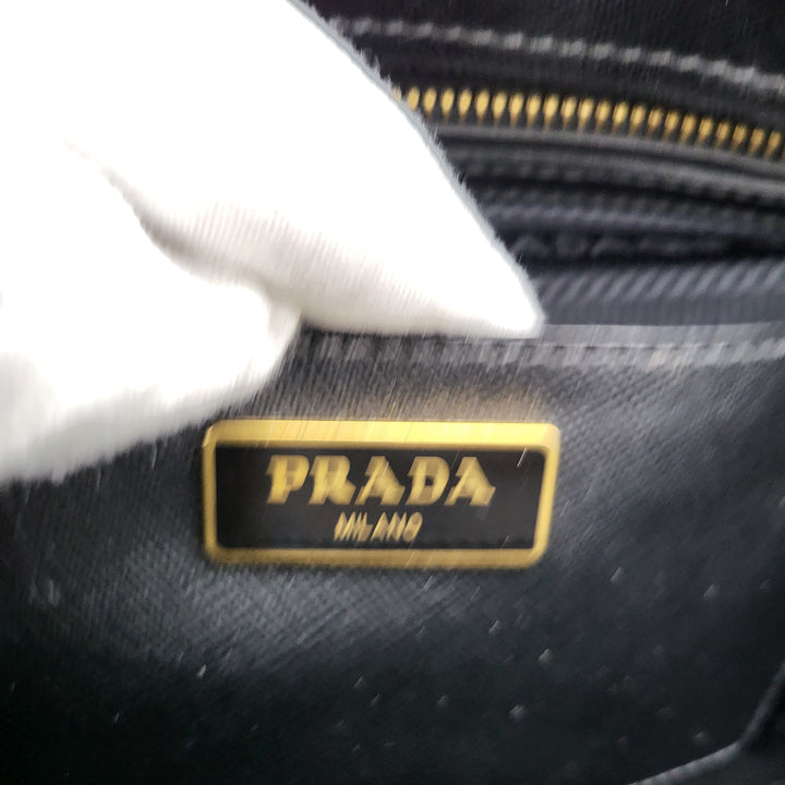 PRADA SAFFIANO DOUBLE ZIP