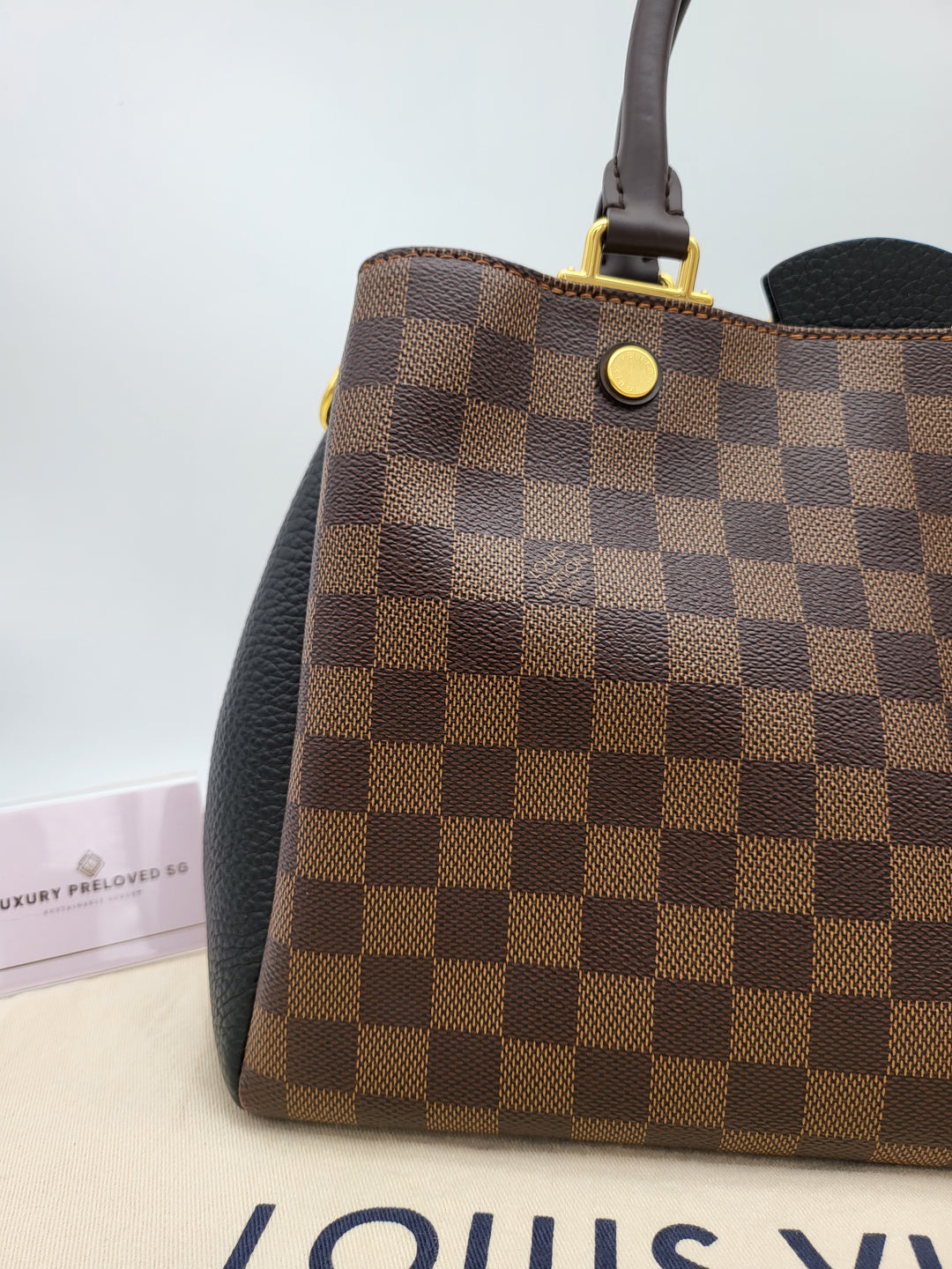 LOUIS VUITTON BRITTANY DAMIER EBENE
