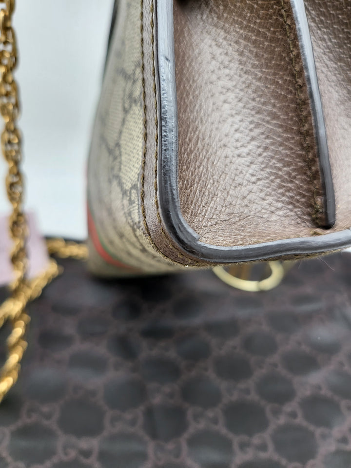 GUCCI OPHIDIA CLUTCH CHAINSLING BAG
