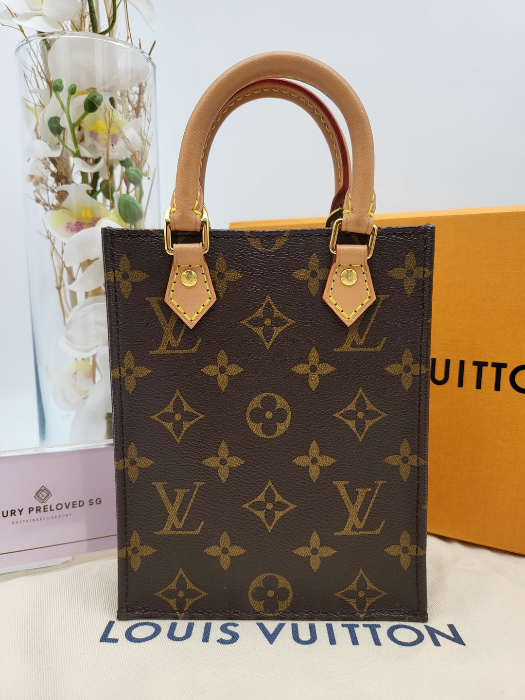 LOUIS VUITTON SAC PLAT MONOGRAM