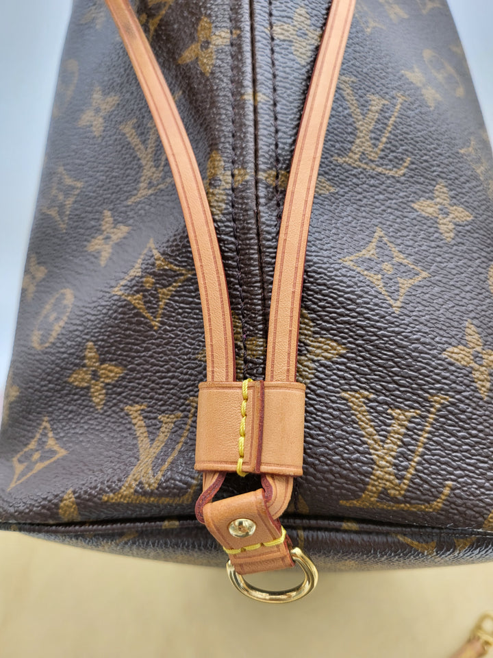 LOUIS VUITTON NEVERFULL MM MONOGR W/ POUCH ( RFID )