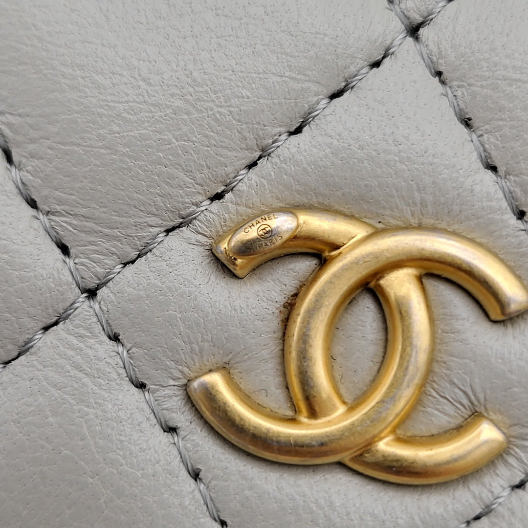 CHANEL PEARL CRUSH LAMBSKIN BELT BAG