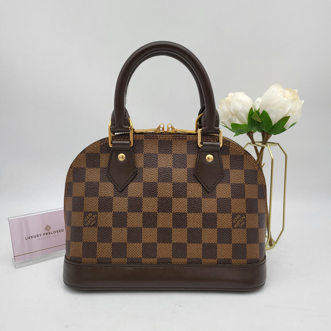 LOUIS VUITTON ALMA BB DAMIER EBENE