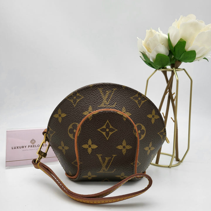 LOUIS VUITTON ELLIPSE WRISTLET MONOGRAM