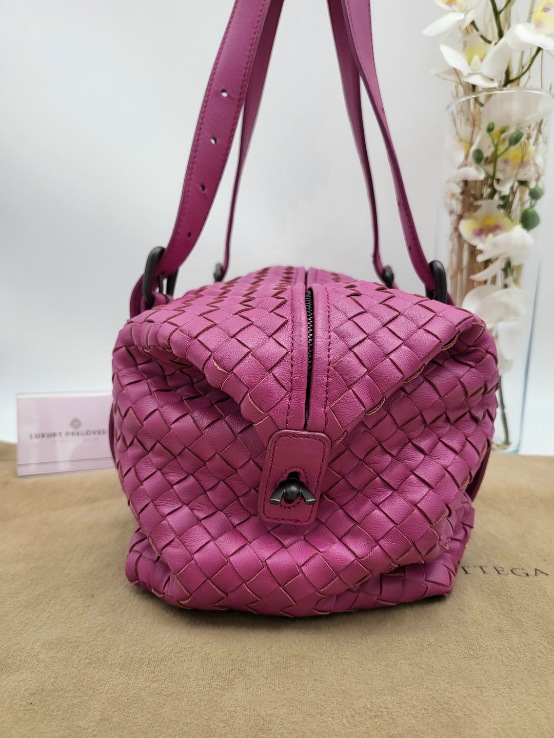 BOTTEGA VENETA INTERECCAITO SHOULDER BAG