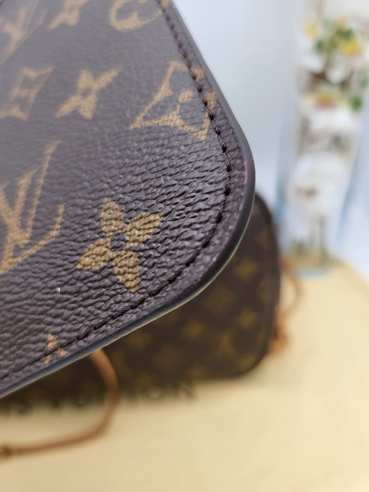 LOUIS VUITTON NEVERFULL MM MONOGR W/ POUCH ( RFID )