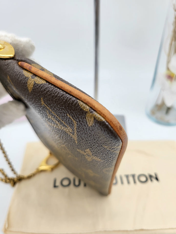 LOUIS VUITTON MILLA MM POCHETTE MONOGRAM