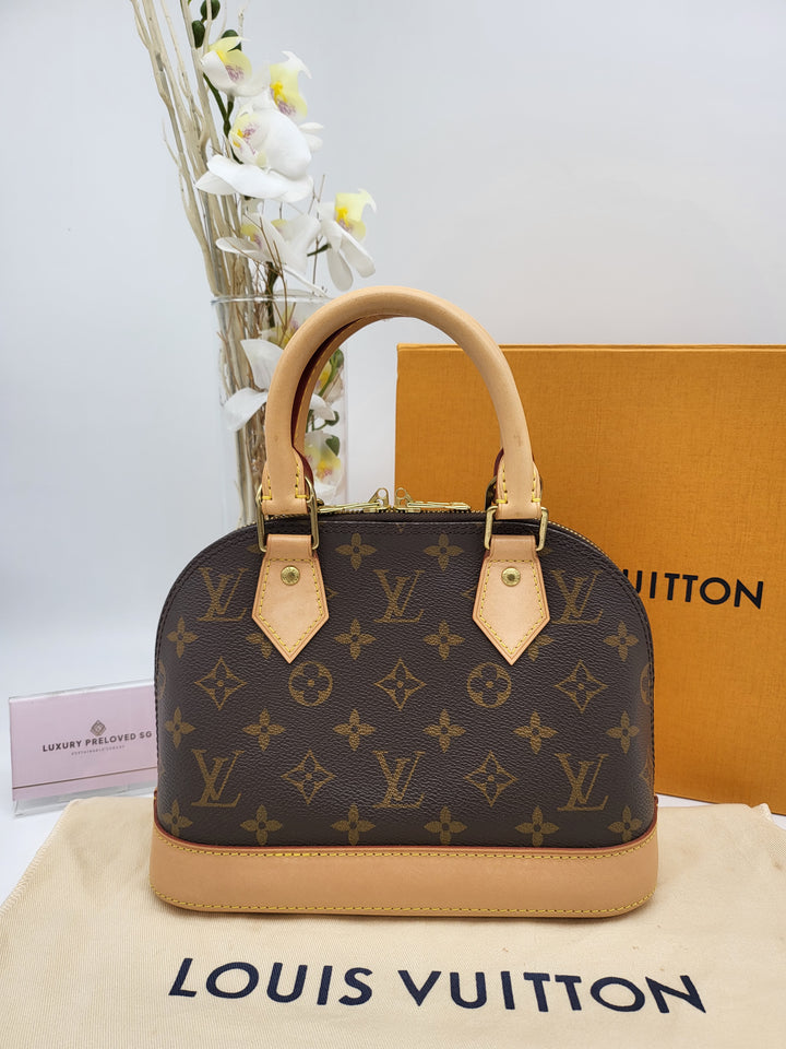 LOUIS VUITTON ALMA BB MONOGRAM (RFID)
