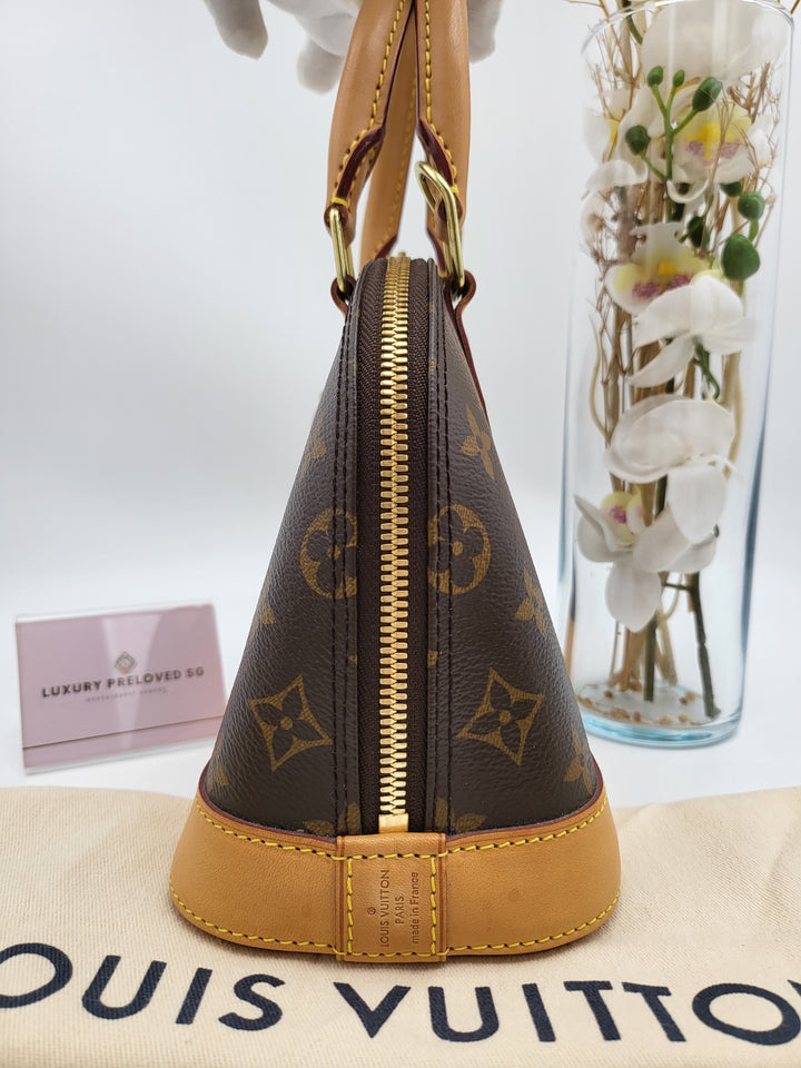 LOUIS VUITTON ALMA BB MONOGRAM