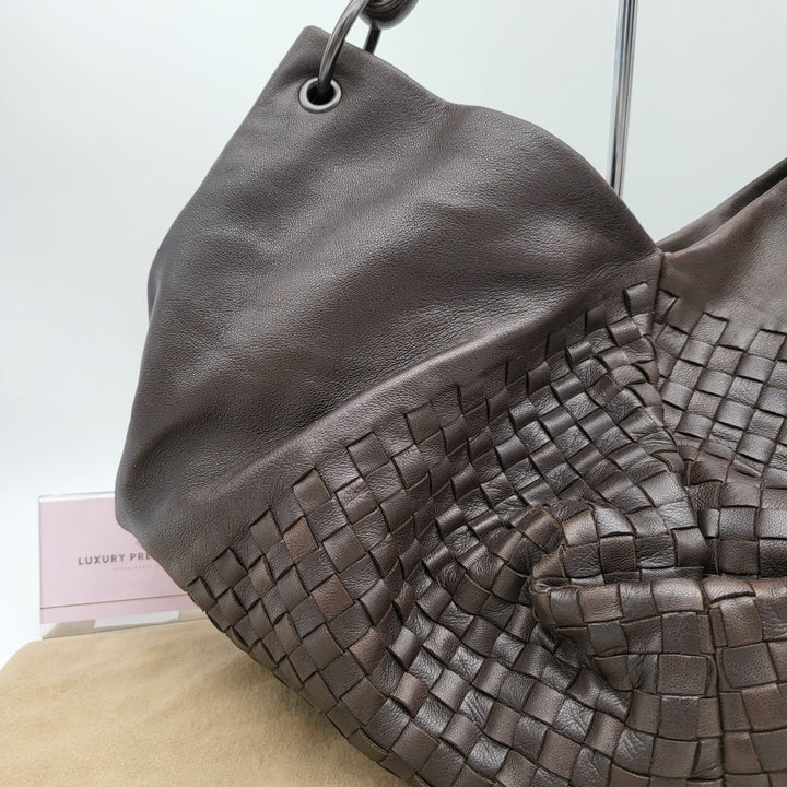 BOTTEGA VENETA INTERECCAITO SHOULDER BAG