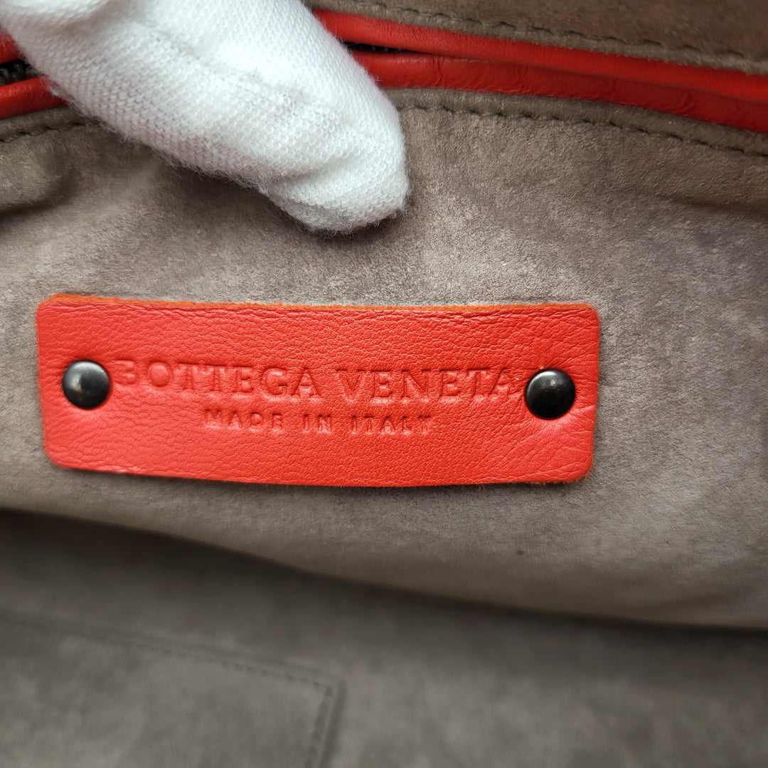 BOTTEGA RED LEATHER CROSSBODY