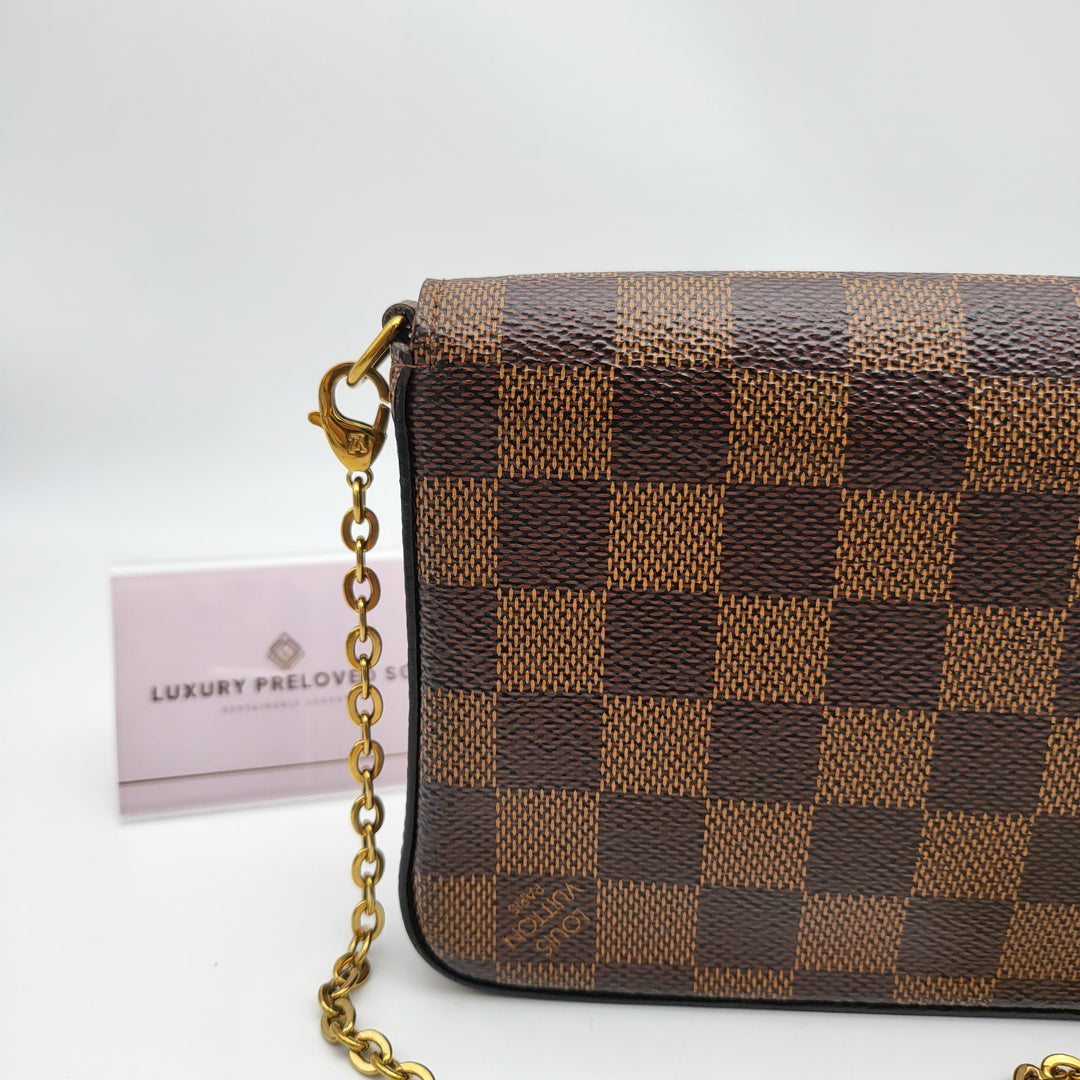 LOUIS VUITTON FELICIE DAMIER EBENE