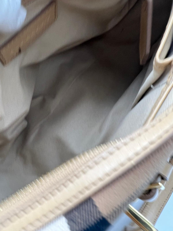 BURBERRY LONDON PVC BOSTON BAG