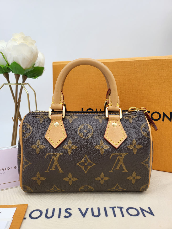 LOUIS VUITTON NANO SPEEDY VIVIENNE MONOGRAM