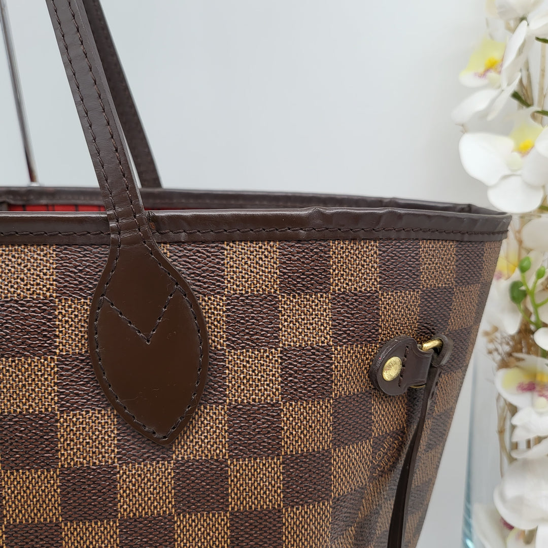 LOUIS VUITTON NEVERFULL MM DAMIER EBENE