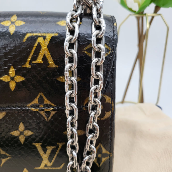 LOUIS VUITTON TWIST PYTHON MONOGRAM SHW