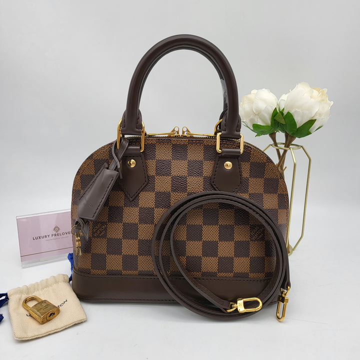 LOUIS VUITTON ALMA BB DAMIER EBENE