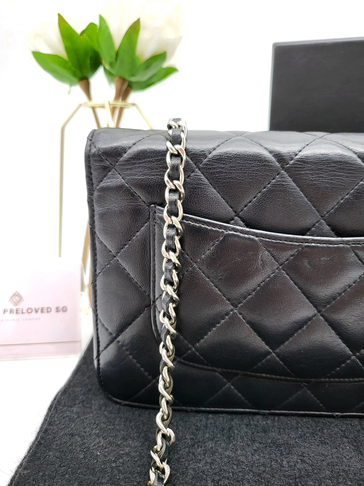 CHANEL WALLET ON CHAIN LAMBSKIN