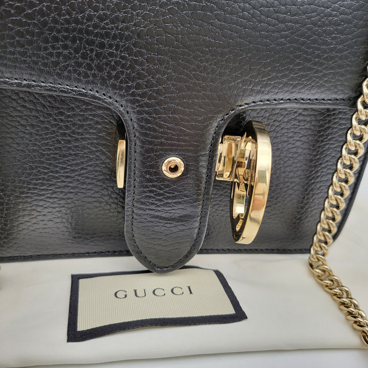 GUCCI CALFSKIN G INTERLOCKING SMALL