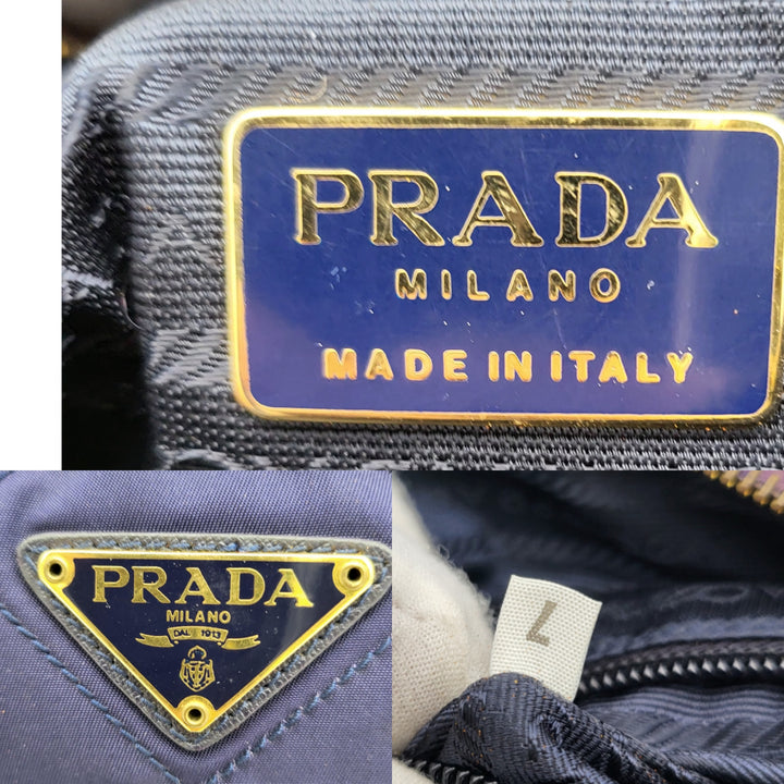 PRADA NYLON QUILTED CHAIN