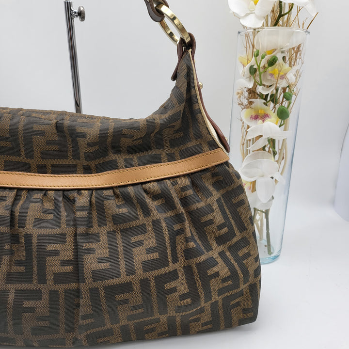 FENDI ZUCCA SHOULDER BAG