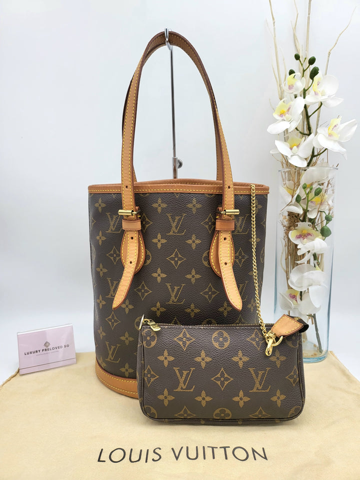 LOUIS VUITTON BUCKET PM MONOGRAM