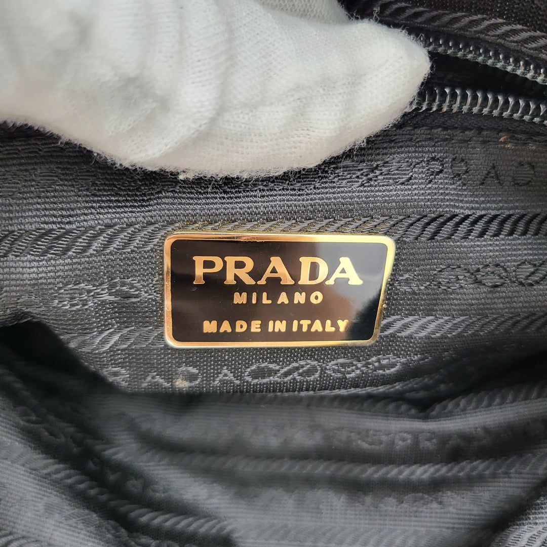 PRADA NYLON QUILTED CHAIN