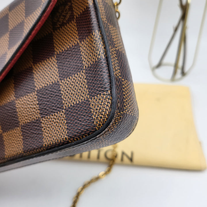 LOUIS VUITTON FELICIE DAMIER EBENE