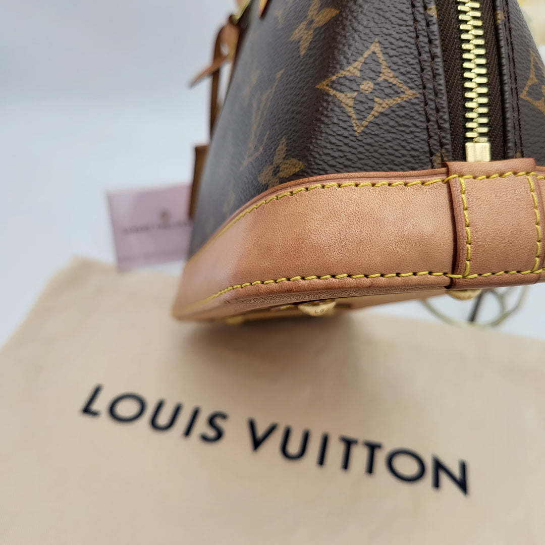 LOUIS VUITTON ALMA BB MONOGRAM