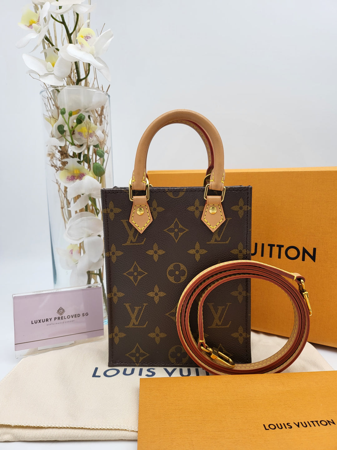 LOUIS VUITTON SAC PLAT MONOGRAM