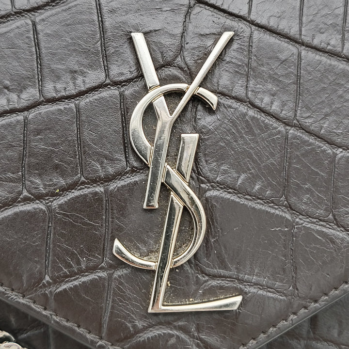 YVES SAINT LAURENT CROC ENVELOPE WOC