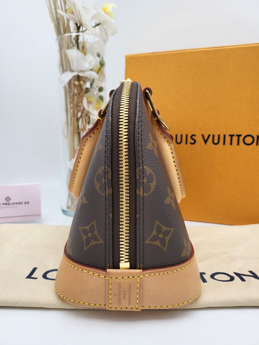 LOUIS VUITTON ALMA BB MONOGRAM (RFID)