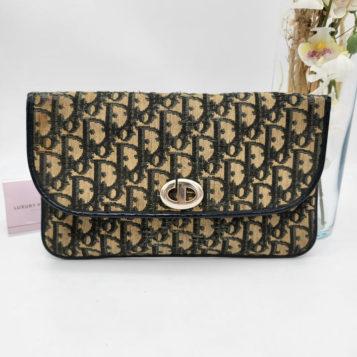 CHRISTIAN DIOR  TROTTER CLUTCH BAG