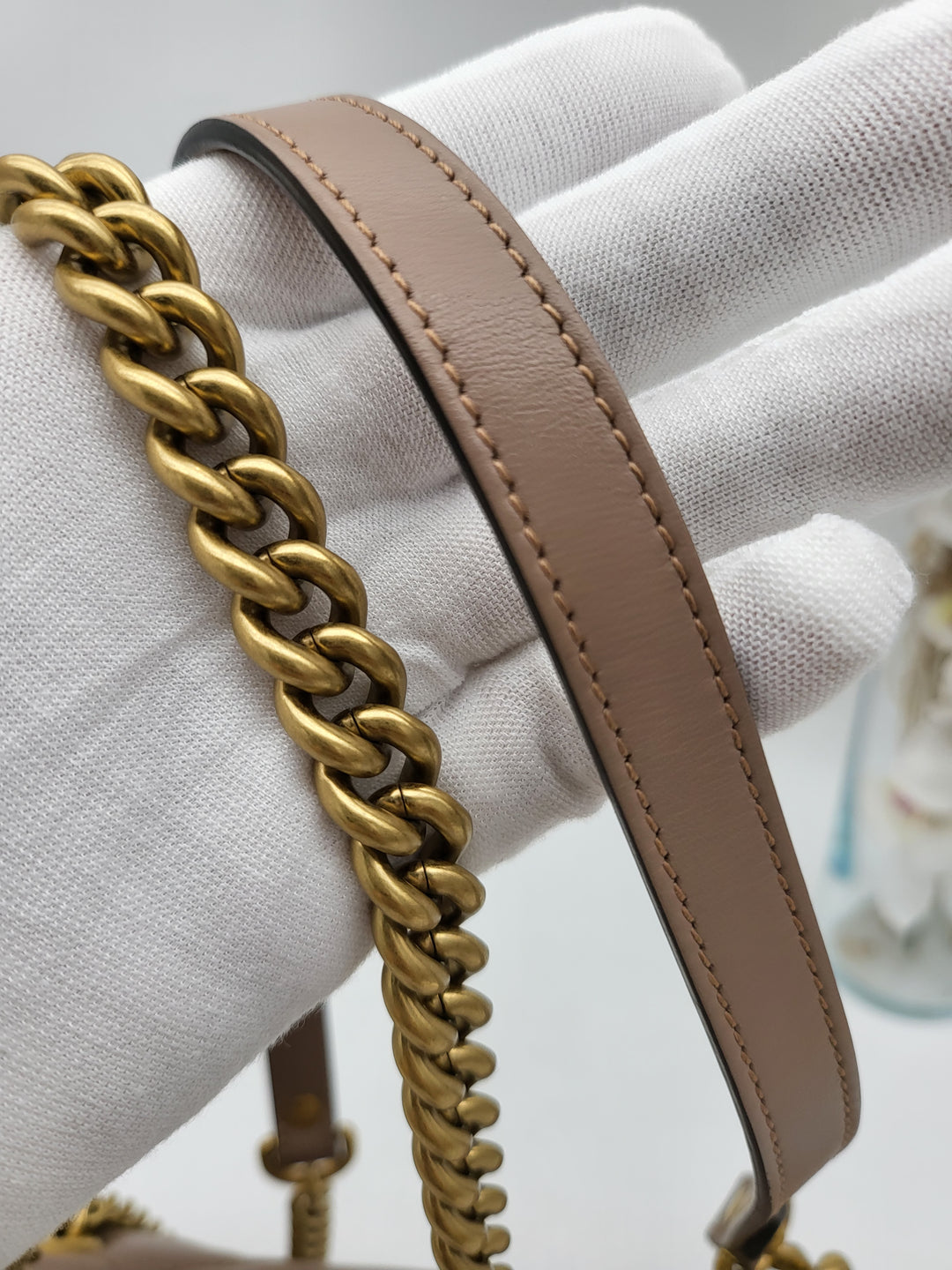 GUCCI MARMONT QUILTED GHW SHOULDER BAG