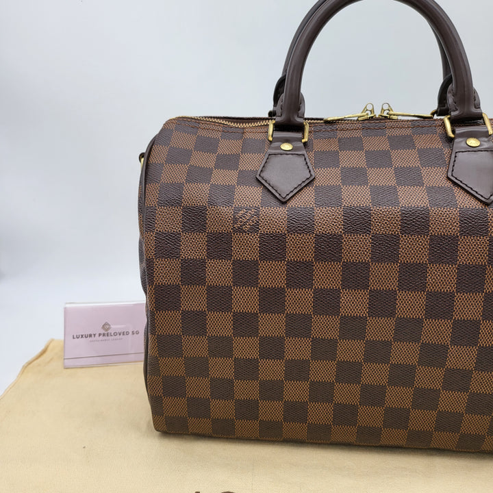 LOUIS VUITTON BANDOULIERE 30 DAMIER EBENE