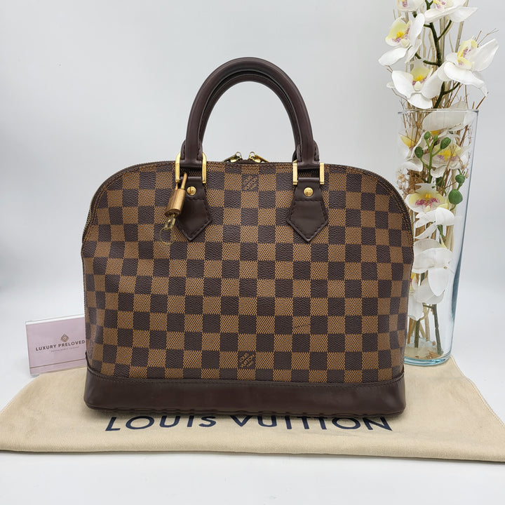 LOUIS VUITTON ALMA PM DAMIER EBENE