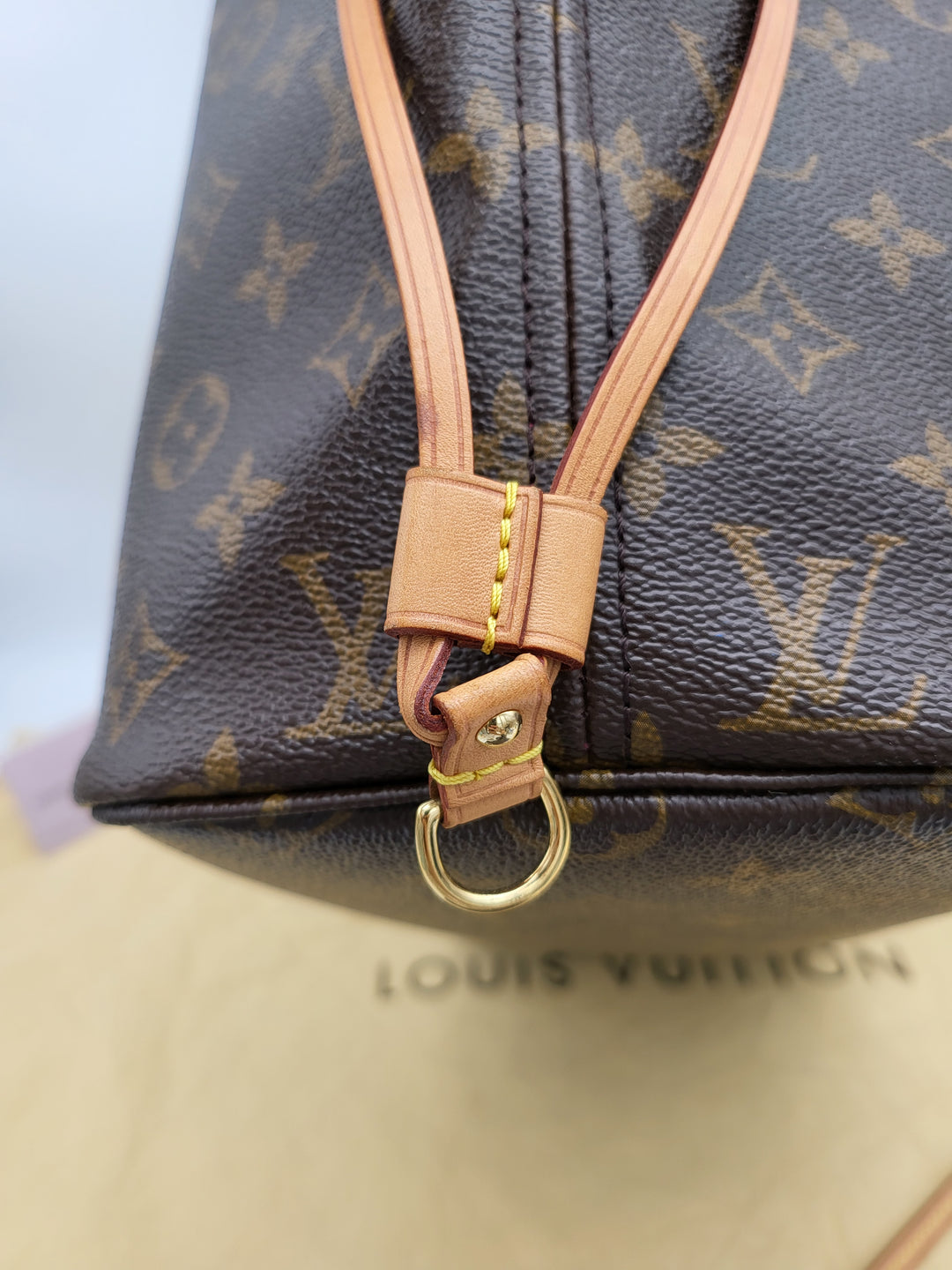 LOUIS VUITTON NEVERFULL MM MONOGR W/ POUCH ( RFID )