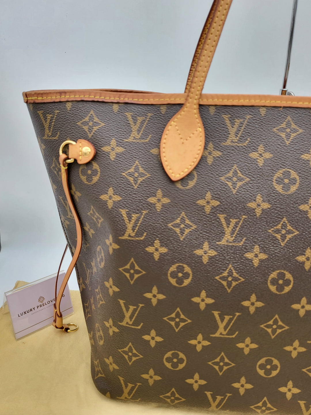 LOUIS VUITTON NEVERFULL MM MONOGR W/ POUCH ( RFID )
